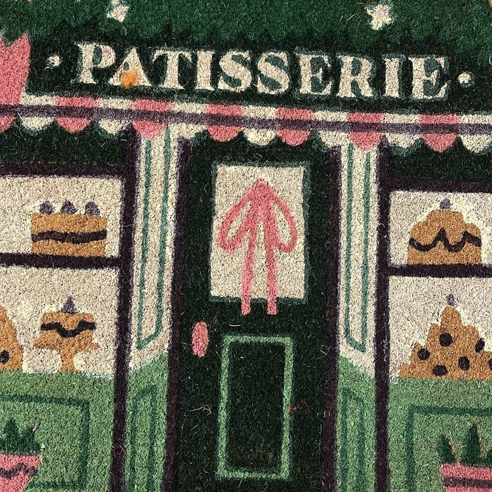 Anthropologie Patisserie Themed Doormat New with tags - Picture 3 of 3